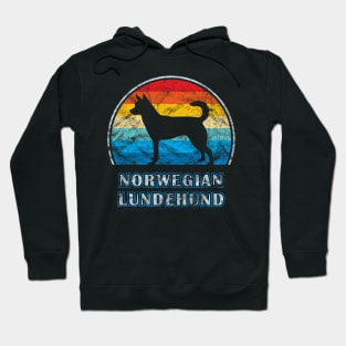 Norwegian Lundehund Vintage Design Dog Hoodie